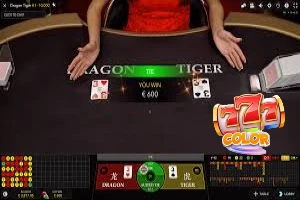 Dragon vs Tiger live casino at 777color