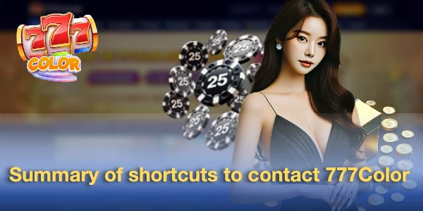 Summary of shortcuts to contact 777Color