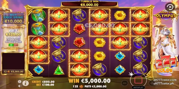 game of olympus bonus buy option at 777color slot