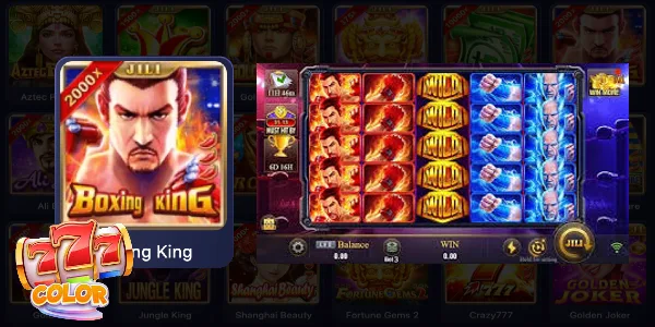 777Color JILI slot game BOXING KING 