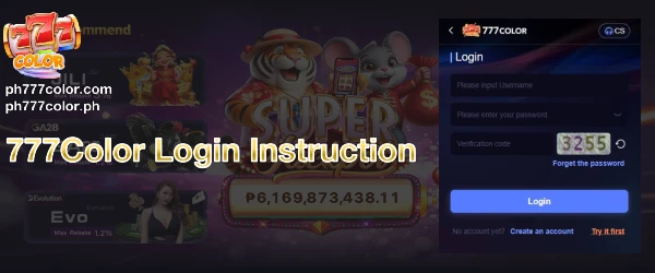 How to Login in 777Color for Beginner